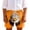 Orange, variant on Momihoom Kids' Funny Cartoon Eagle Print Drawstring Shorts, Lightweight Summer Casual Shorts for Boys and Girls