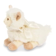 Bearington Baby Sweet Alma Plush Stuffed Animal Llama with Rattle, 6 inches - Stuffed Animal Rattle Toy