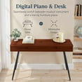 thumbnail image 6 of Best Choice Product Modern 88 Key Fully Weighted Desk Style Digital Piano w/ Metal Legs, 3 Sustain Pedal - Natural, 6 of 10