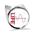 thumbnail image 1 of Anillo de compromiso de boda de amor ajustable Unbranded M, 1 of 3