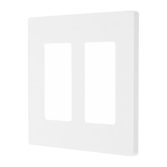 Worgeous Double Outlet Cover Plate - Wall Outlet Covers Screw Wall Plate Cover Blank Plate White Switch Plate Covers Outlet Plate Cover