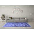 thumbnail image 3 of Ahgly Company Indoor Rectangle Oriental Blue Industrial Area Rugs, 2' x 4', 3 of 4
