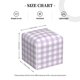 thumbnail image 4 of Fotbe Purple Checkboard Porta Pañuelos Decorativo de Cuero, Caja Cuadrada Moderna para Pañuelos Faciales, Organizador y Dispensador 5x5x5'', 4 of 7