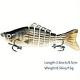 thumbnail image 6 of 2PC Fishing Lures Jigs, Full-Size Multi Jointed Swimbait, Slow Sinking Segmented Bass Fishing Lure, Swimming Fishing Lure For Freshwater Saltwater, Perch Pike Walleye Striped Bass Lures, Fishing Bait, 6 of 9
