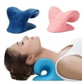 thumbnail image 3 of Almohada de masaje para cuello, cuello, hombros, cervicales, dispositivo de tracción quiropráctica, almohada de masaje para aliviar el dolor, masajeador corporal para cuello, 3 of 5