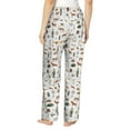 thumbnail image 3 of Naloa Outdoor Living Print Women’s Ultra-Soft Comfy Pajama Lounge Pants with Pockets & Drawstring, 3 of 8