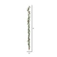 thumbnail image 2 of Vickerman 6' Artificial Green Brazil Berry and Leaf Garland., 2 of 2