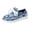11#Blue, variant on Women Vintage Denim Abstract Print Boat Shoes, Lightweight Breathable Lace Up Casual Flats Non Slip Thick Rubber Sole Daily Walking Shoes