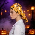 thumbnail image 5 of Womens Halloween Print Ponytail Scrub Hats Breathable Nurse Surgical Caps, 5 of 6