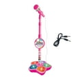 thumbnail image 2 of Loespoir Childrens Microphone, Microphone with Stand, Simulation Karaoke Toy, Baby Singing Toy, Music Activity, Family Entertainment(Pink), 2 of 5