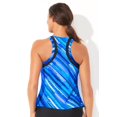 thumbnail image 2 of Swimsuits for All Women's Chlorine Resistant High Neck Racerback Tankini Top, 2 of 2