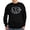 Black, variant on CafePress - Alpha Sigma Phi Greek Dad Stone Sweatshirt - Classic Crew Neck Sweatshirt
