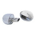 thumbnail image 2 of Collar USB MOLA Corazón Acero inoxidable Cristal blanco 32G, 2 of 3
