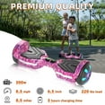 thumbnail image 4 of SIMATE Hoverboard for Kids Ages 6+,8.5mph & 8.5 Miles,300W, Self Balancing Scooter ,Bluetooth Speakers and LED Light, 4 of 8