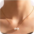 thumbnail image 1 of Colliers pour Femmes Collier de Perles pour Femmes Collier Charme Collier Ras du Cou Collier de Perles Collier de Mariage Bijoux de Bal Cadeaux Tendance pour Femmes, 1 of 7