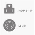 thumbnail image 4 of Adaptador de cable de alimentación S7 10AWG 15A a 30A 125V 1.8kW, 4 of 4