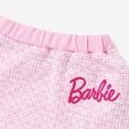 thumbnail image 6 of Barbie Toddler Girls Dresses Set Graphic Plaid Tweed Short Sleeves Button Front Shirts with Skirts 2 Pieces Outfit Set Sizes 3-10, 6 of 7