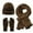 A-Coffee432, variant on Bibifish Mens And Womens Hat Gloves Scarf Sets Winter Warm Knitted Beanies Hat Gloves And Scarves Cold Weather 3 Pc Hat Gloves Scarf Sets