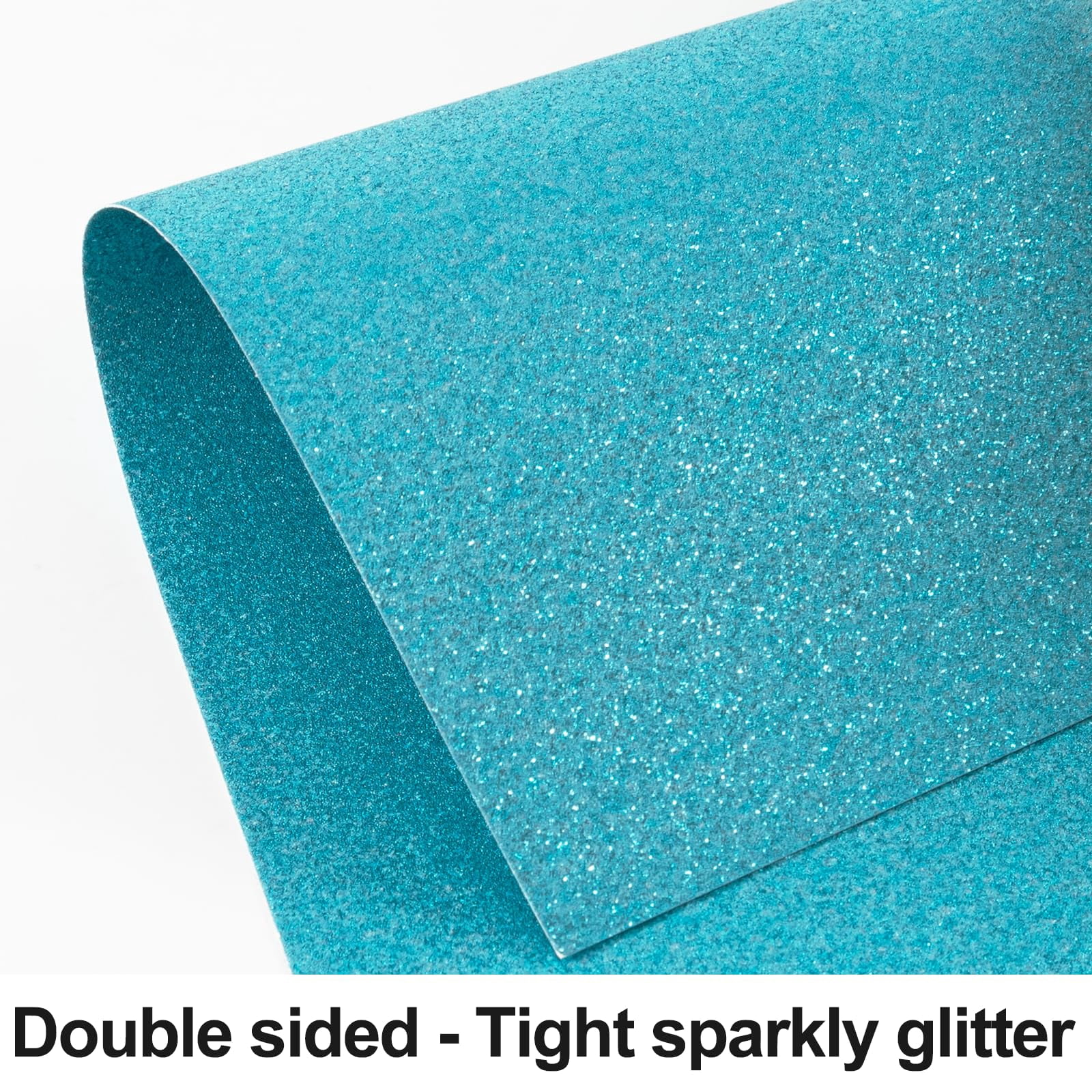 Blue Glitter Cardstock 8.5x11 Double-sided 24 Sheets  Light No-shed Paper 280gsm/100lb Heavy Card Stock For Gift Wrapping Birthday Anniversary Holiday Greeting Cards