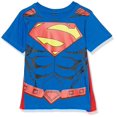 thumbnail image 1 of DC Comics - Playera de Manga Corta para niños pequeños Superman Cosplay, Azul Real/Rojo, 5-6, 1 of 3