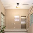 thumbnail image 6 of Kiven Motion Sensor Ceiling Light, Motion Activated Plug-in Ceiling lamp, Modern Motion Lights with Glass Globe, Adjustable Delay Time for Laundry Bathroom Stair Hallway,Bronze Socket, 6 of 7