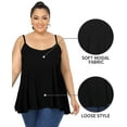 thumbnail image 3 of Flowy Tank Tops for Women Camisole with Adjustable Spaghetti Casual Cami Tank Top, 3 of 7