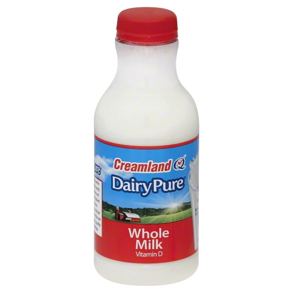 Creamland Dairy Pure Whole Milk, 8 Fl. Oz.