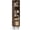 Rustic Brown, variant on 6-Tier Tall Narrow Bookcase, 54 Inches Slim Storage Cabinet with Adjustable Shelf and Boho Style Rattan Door, Space-Saving Bookshelf for Living Room, Bedroom and Home Office