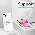 thumbnail image 3 of Entronix Silicone Case Compatible with iPhone 13, Protective Cover, White, 3 of 6