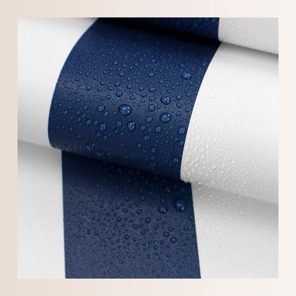 Stripe Peel and Stick Wallpaper Blue and White Contact Paper Dark Blue Striped Self Adhesive Removable Wall Paper for Wall Cabinets Decor Vinyl Roll