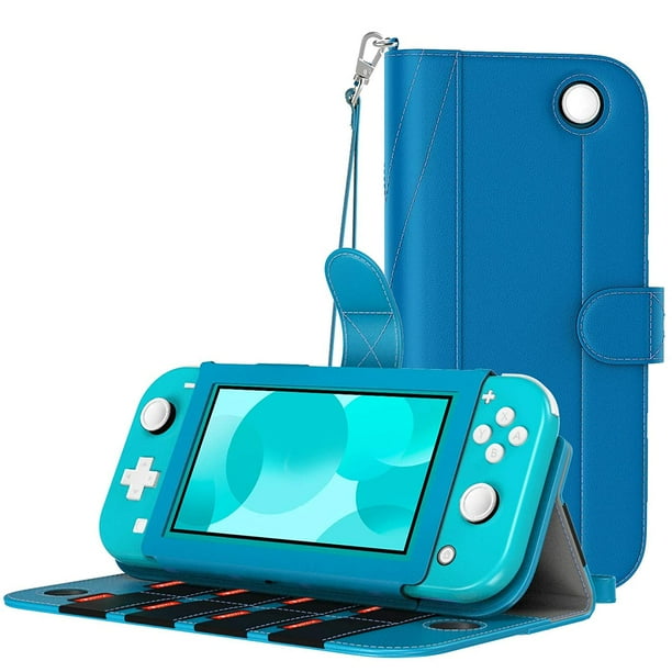 MoKo Case for Nintendo Switch Lite, PU Leather AntiScratch Cover Shell