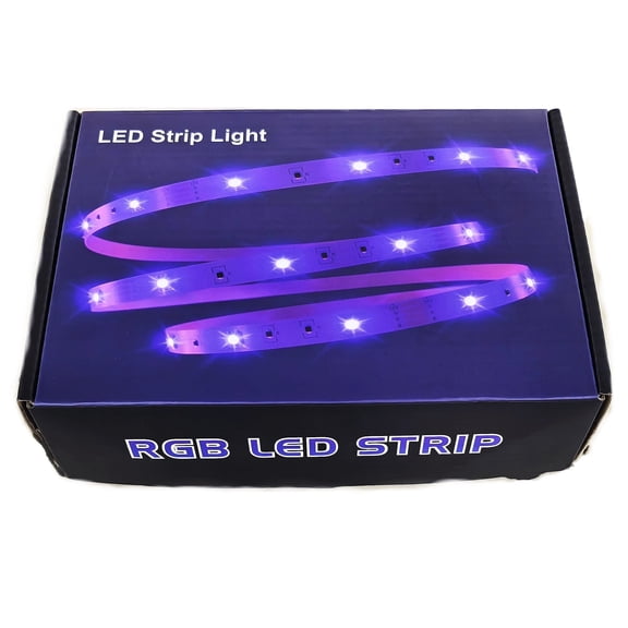 Novelty Lights 16.4ft Smart RGB LED Strip Lights, App & Remote Control, Color Changing, Music Sync, Cuttable for TV, Bedroom, Home Decor