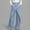 05-Light Blue, variant on Women's Wrap Front Wide Leg Jeans, High Waisted Jeans for Women with Button Detail & Pockets, Casual Fashion Womens Jeans Trousers for Spring and Fall 19-Dark Blue L
