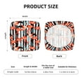 thumbnail image 6 of Square Chair Cushions Cover, flamingo_A Elastic Office Chair Cover for Dining Chairs with Ties and Removable Cover, Desk Chair Seat Cushion Protectors set of 2, 6 of 7
