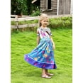 thumbnail image 6 of Jurebecia Encanto Dress for Girls Mirabel Costume Princess Dressees Cosplay Print Skirt Suit for Child, 6 of 9