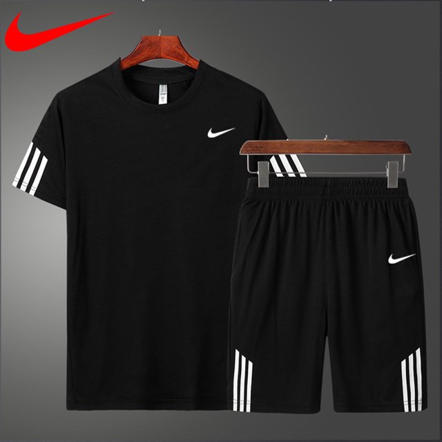 Ropa De Verano Deportiva Traje De 2 Piezas Pantalones Cortos De Manga Corta Gao Jiahui unisex
