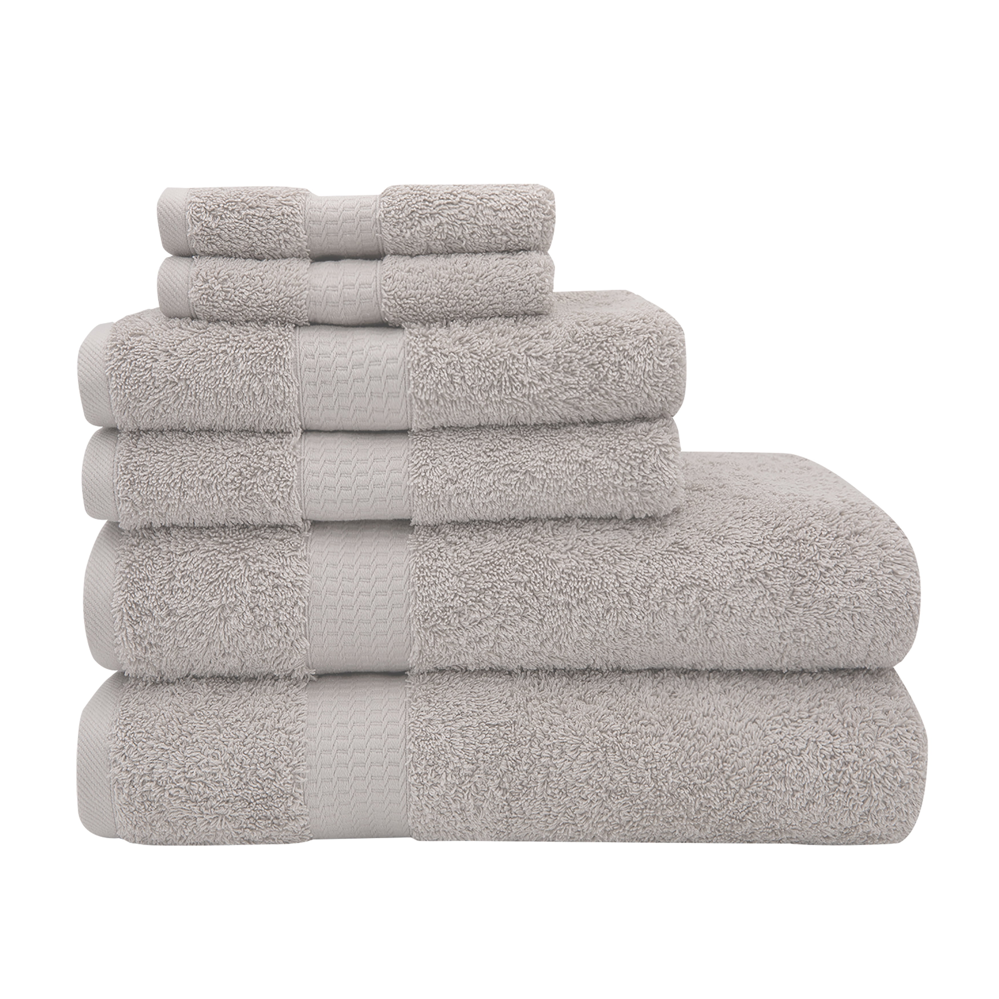 Bath Hand Plain White Egyptian Cotton Towels 