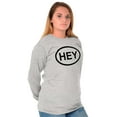 thumbnail image 3 of Hey Girl Funny Novelty TV Show Logo Long Sleeve TShirt Men Women Brisco Brands L, 3 of 6