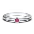 thumbnail image 1 of Classic Bezel Set Birthstone Ring - Ruby (July), 1 of 4