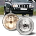 thumbnail image 2 of For Jeep Grand Cherokee 05-10，2007-2009 Chrysler Clear Lens Pair Bumper Fog Light Replacement, 2 of 10