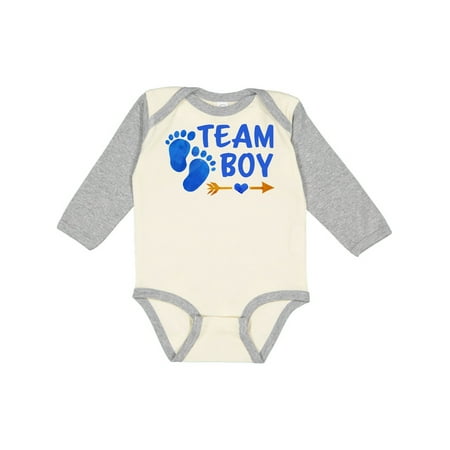 

Inktastic Team Boy Gift Baby Boy or Baby Girl Long Sleeve Bodysuit
