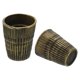 thumbnail image 4 of Dedales de costura de metal Uxcell, protector de dedo para dedal de costura, bronce 4 piezas, 4 of 6