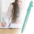 thumbnail image 3 of Retractable Erasable Gel Pens, 0.5mm Point Smooth Writing Erasable Ink Pens For Note Taking Marking Planner Puzzles, 3ml (Green, 14*1CM), 3 of 7
