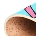 thumbnail image 6 of Cute Pink Dinosaur Soft Polyester Area Rug 60''x39'', Non Slip, Memory Foam, Water Absorbent, 6 of 7