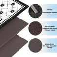 thumbnail image 4 of Artnice 17.5 x 32" Black and White Kitchen Mats, Cushioned Anti Fatigue Kitchen Rugs, Waterproof Non Slip Floor Mats for Home Decor, Geometric Pattern, 4 of 9