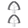thumbnail image 1 of stanreset Tilt-Head Flat Beaters Aluminum Silicone Mixer Paddle Kitchen Attachment Washable Replacement for 4.5-5QT As Shown 2Set, 1 of 6