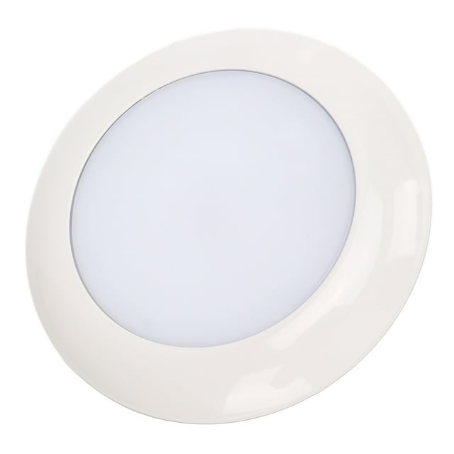 12V RV Dome Light, 345LM Modern Appearance Soft Light RV Bright White Light Small Shape for Boat