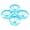 Blue, variant on Yihuala Light weight Quadcopter Frame With Assembly And Flight Stability