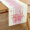 thumbnail image 2 of SIfdSeng Get it Fast Day Table Runner Letters Flowers Festive Atmosphere Decorative Tablecloth Table Runner, 2 of 5