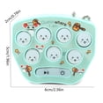 thumbnail image 2 of Pocket Mini Whack-a-mole Game Console, Adult Children Parent-child Interactive Leisure Puzzle Cute Cartoon Toy With Keychain, 2 of 5